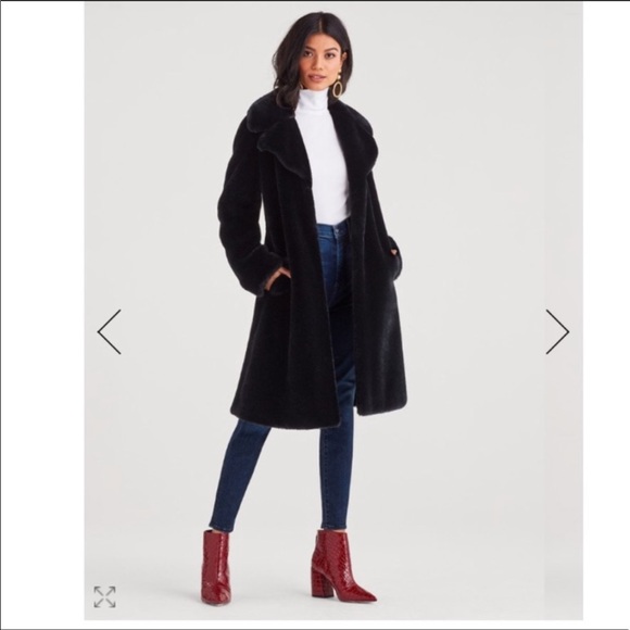 7 For All Mankind Jackets & Blazers - 7FAM faux fur Chubby long coat